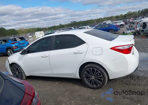 2016 Toyota Corolla S Plus z USA, uszkodzony, nr VIN 2T1BURHE4GC741298